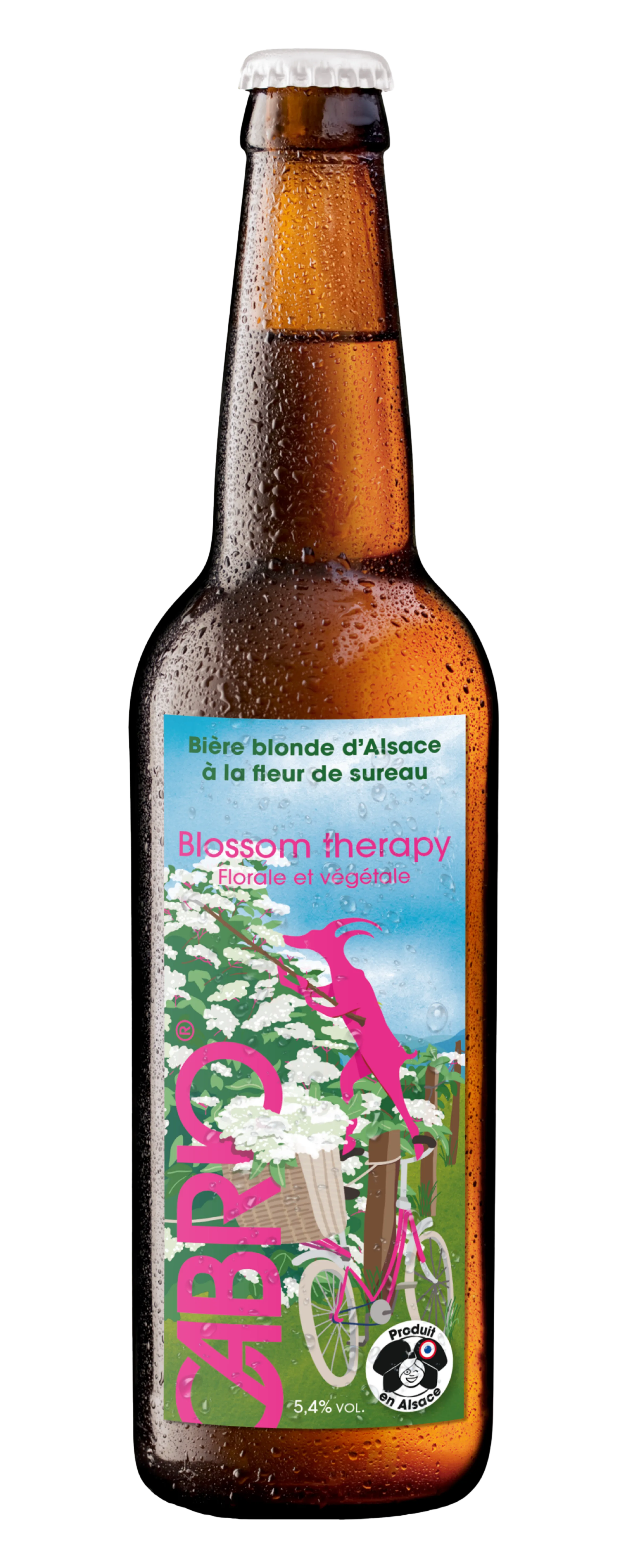 Bouteille Blossom Therapy - Blonde à la fleur de sureau